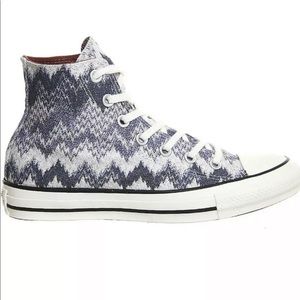 COPY - Converse Chuck Taylor X Missoni Hi Top Sneakers Egret Multi M5/ W7